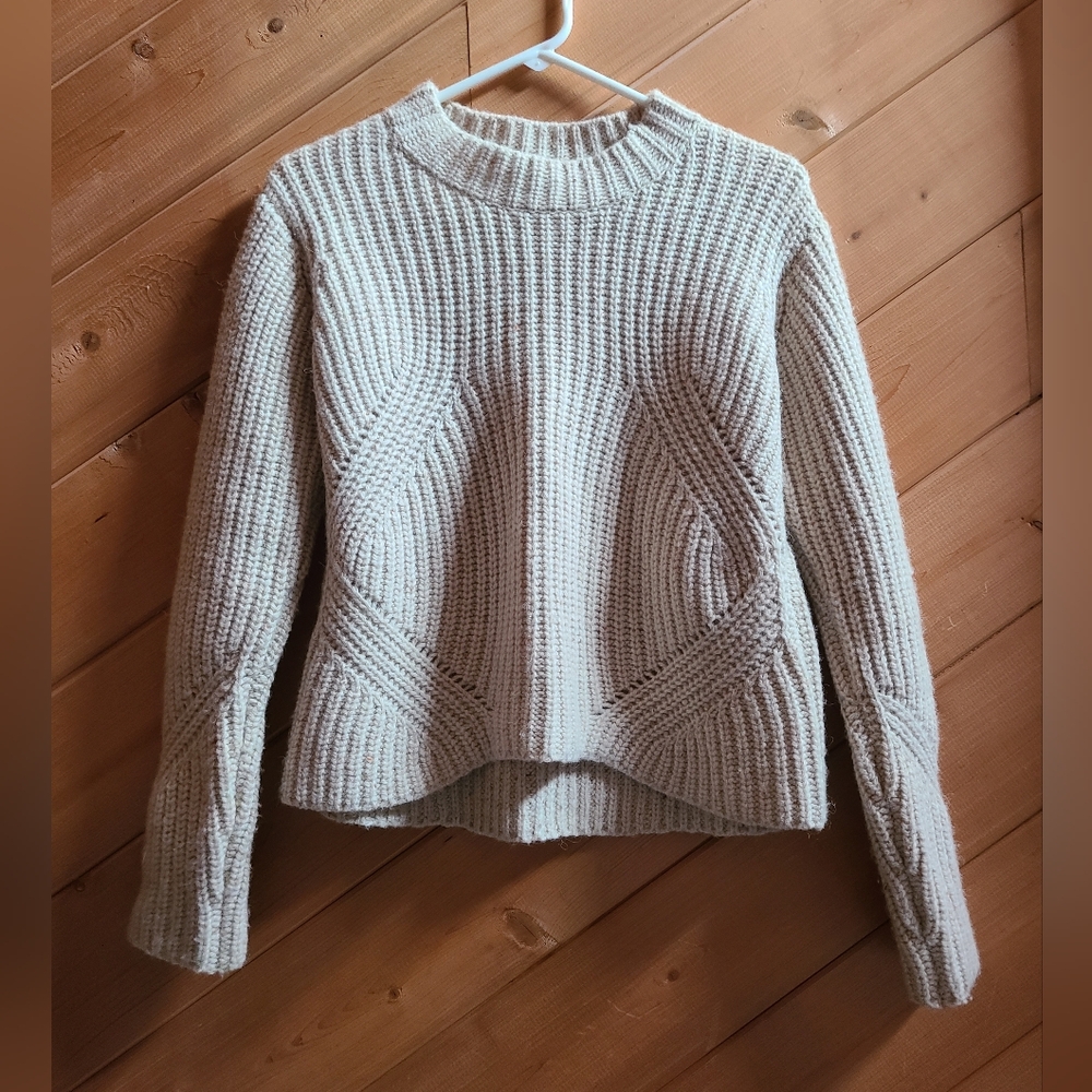 Prana Ivory Knit Pull Over Sweater Women’s Small